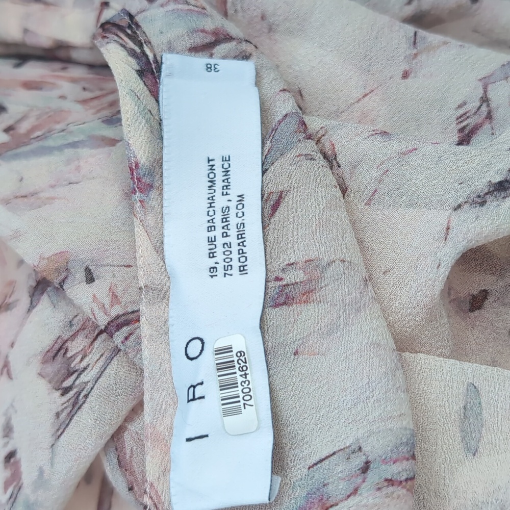 IRO Silk Pommie Dress Sz 38 / US small - Picture 6 of 12